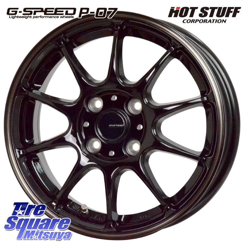 HotStuff G・SPEED P-07 ジー・スピード ホイール 15インチ 15 X 5.5J +43 4穴 100 グッドイヤー DuraGrip デュラグリップ 正規品 新車装着 サマータイヤ 175/65R15 アクア クロスビー