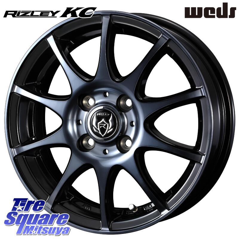 WEDS 40515 ライツレー RIZLEY KC 15インチ 15 X 5.5J +42 4穴 100 グッドイヤー EfficientGrip Performance エフィシェントグリップ パフォーマンス 正規品 新車装着 サマータイヤ 185/55R15 フィット ノート サクシード