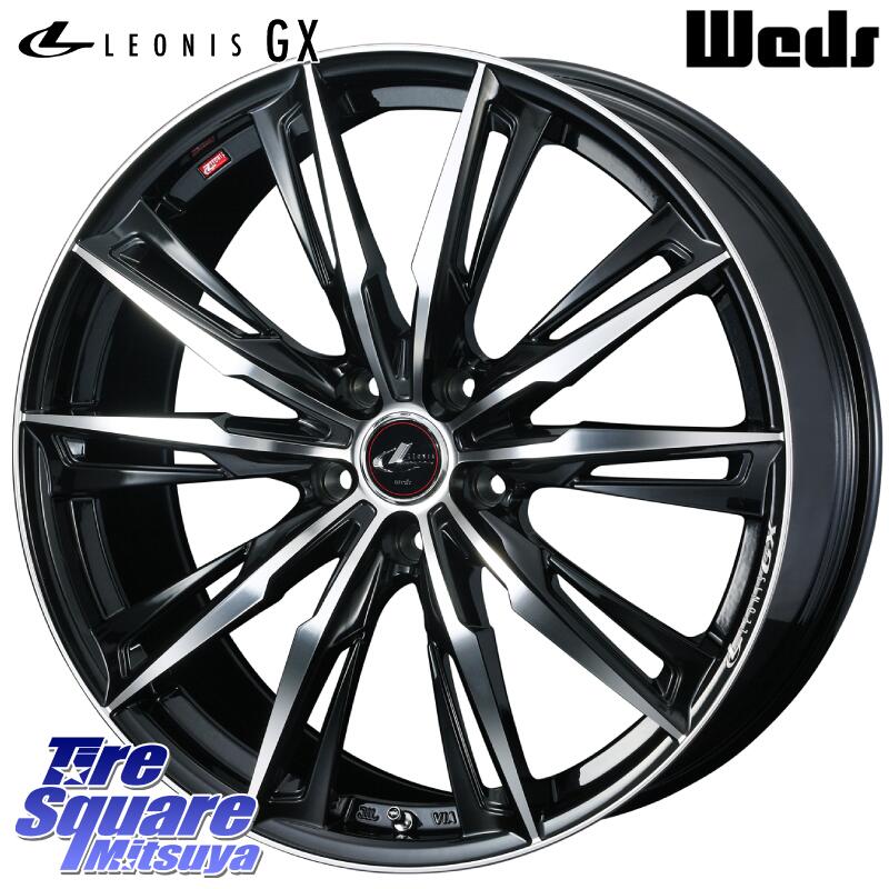 WEDS LEONIS レオニス GX PBMC ウェッズ ホイール 18インチ 18 X 8.0J +42 5穴 114.3 グッドイヤー EfficientGrip Performance エフィシェントグリップ パフォーマンス 正規品 新車装着 サマータイヤ 215/55R18 エクストレイル