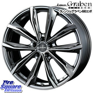 DUNLOP ダンロップ エナセーブ RV504 ENASAVE ミニバン サマータイヤ 225/55R18WEDS ウェッズ Kranze クレンツェ Graben 680EVO ホイール 4本セット 18インチ 18 X 7.5 +38 5穴 114.3