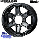 WEDS KEELER TACTICS ブラック ホイール 4本 15インチ 15 X 6.0J +33 6穴 139.7 KENDA ケンダ KR33 KOMENDO サマータイヤ 195/80R15 107*105 ハイエース 200系