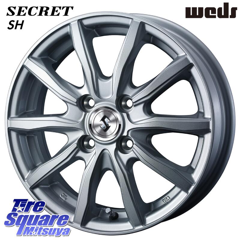 WEDS SECRET SH ò ۥ 15 15 X 5.5J +42 4 100 åɥ䡼 EfficientGrip Performance եȥå ѥեޥ   ޡ 185/60R15  ꥹ