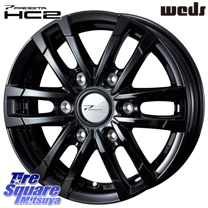 KENDA ケンダ WR01 ICETEC VAN'Z アイステック バン 2023年製 スタッドレスタイヤ 195/80R15 107*105 WEDS 40989 ウェッズ PRODITA プロディータ HC2 ホイール 15インチ 15 X 5.5J +42 6穴 139.7 キャラバン NV350