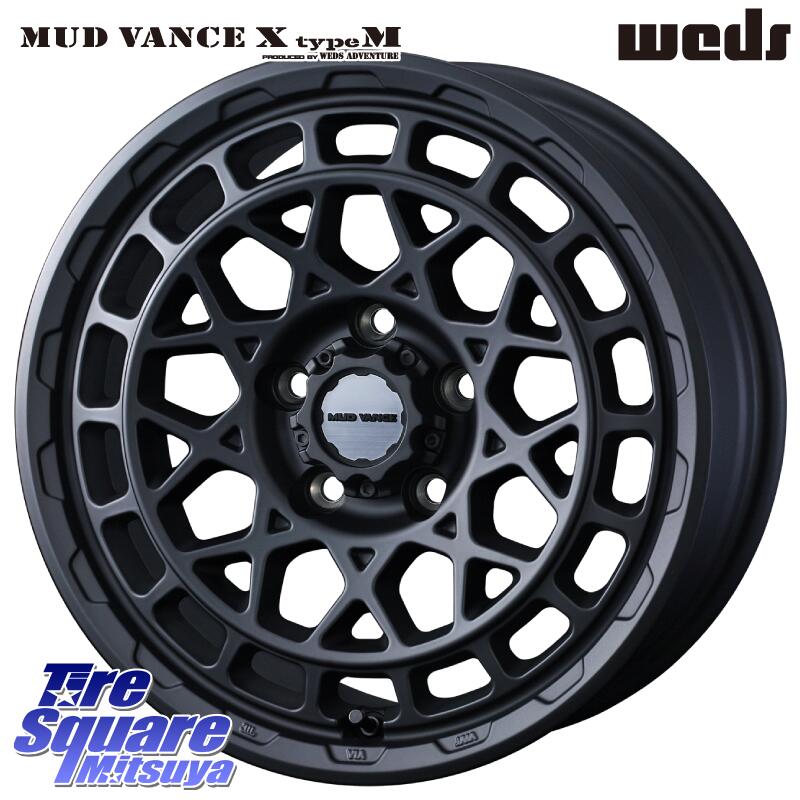 WEDS MUDVANCE X TYPE M ホイール 17インチ 17 X 8.0J +38 5穴 127 グッドイヤー WRANGLER DURATRAC RT サマータイヤ 245/75R17 ジープ ラングラー JK JL