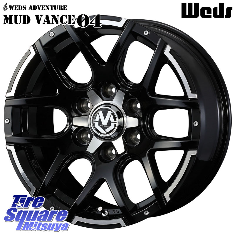 【8/30は0のつく日でポイントアップ！】 WEDS ウェッズ MUD VANCE 04 マッドヴァンス 18 X 7.0J +38 6穴 139.7 TOYOTIRES トーヨー H20 ブラックレター【新ロゴ文字】サマータイヤ 225/50R18 107*105