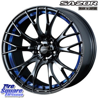 ブリヂストン ブリザック VRX2 2018年製 スタッドレスタイヤ スタッドレス ● 225/45R18 WEDS 72740 WedsSport SA-20R ウェッズ スポーツ ホイールセット 4本 18インチ 18 X 7.5 +45 5穴 114.3