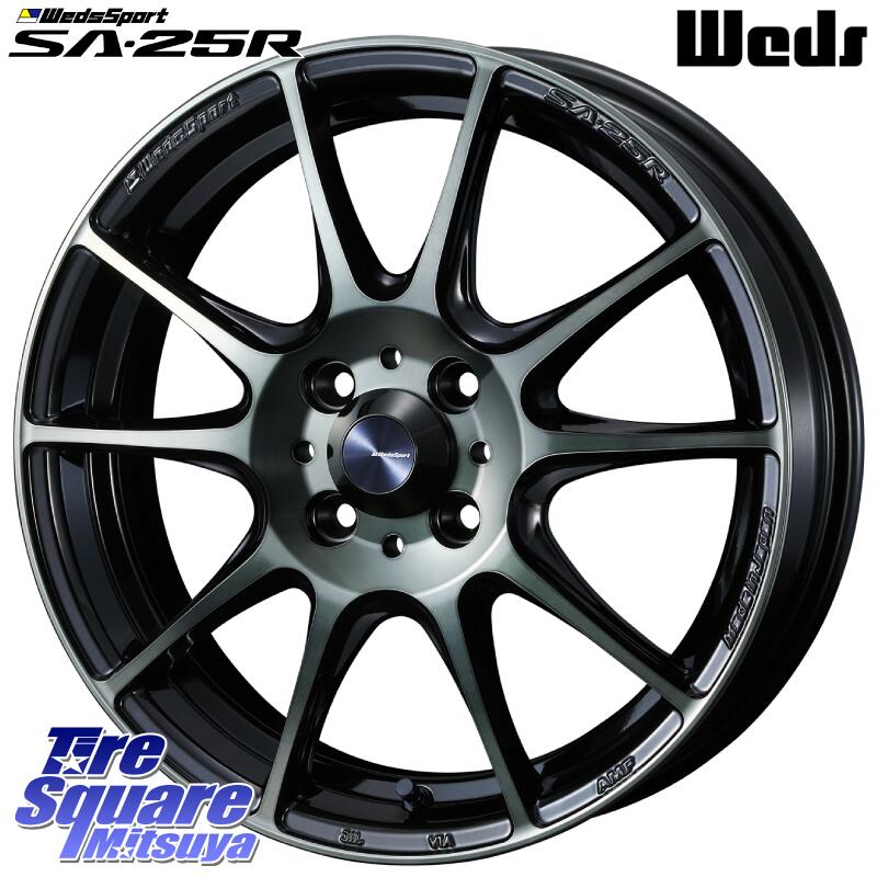 WEDS SA-25R WBC ウェッズ スポーツ ホイール 15インチ 15 X 6.0J +38 4穴 100 ブリヂストン ポテンザ RE-71RS POTENZA 【国内正規品】 185/55R15 サクシード