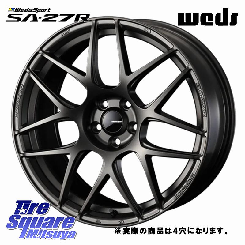 WEDS 74182 SA-27R ウェッズ スポーツ ホイール 17インチ ◇参考画像 17 X 6.5J +42 4穴 100 DUNLOP ダンロップ LEMANS5+ ルマンV+ 205/40R17 ノート