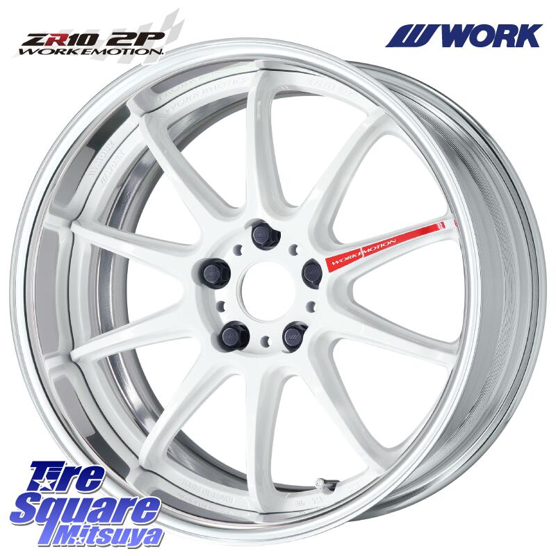 WORK EMOTION ZR10 L Disk AZW 19インチ 2ピース 19 X 7.5J +39 5穴 114.3 ホイールのみ 4本価格 エクストレイル RX-8 カローラクロス