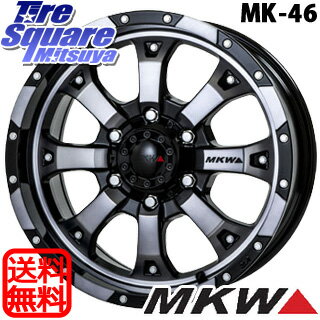 MKW MK-46 MK46 ダイヤカットグラファイトクリア ホイール 17インチ 17 X 8.0J +20 6穴 139.7 グッドイヤー WRANGLER DURATRAC RT サマータイヤ 265/65R17 ランクル プラド トライトン