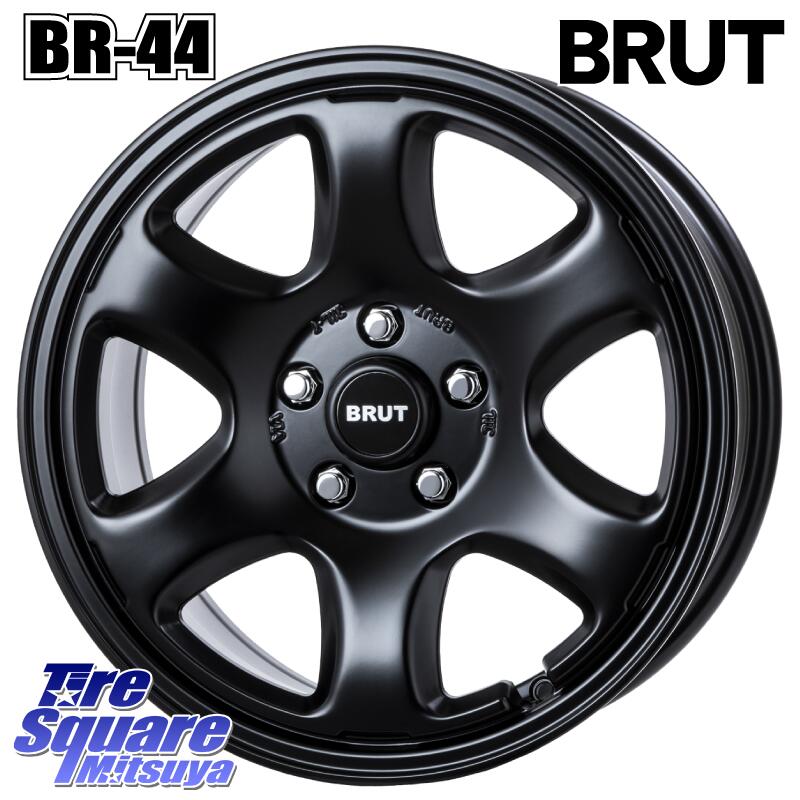 BRUT ブルート BR-44 BR44 BK ホイール 17インチ 17 X 7.5J +38 5穴 114.3 ホイールのみ 4本価格 RAV4