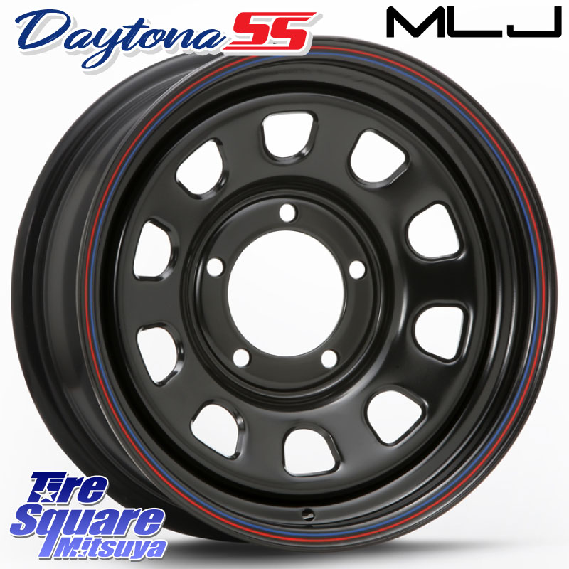 MLJ デイトナ SS DAYTONA ホイール 16インチ 16 X 6.0J +0 5穴 139.7 VITOUR FORMULA X RWL-WSW ホワイトレター 納期要確認商品 215/65R16 ジムニー シエラ