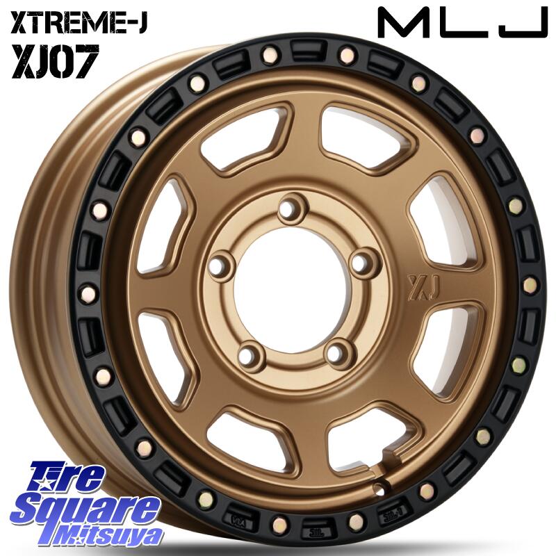 MLJ XJ07 XTREME-J MB JIMNY エクストリームJ ※インセット-5 ホイール 16インチ 16 X 6.0J +0 5穴 139.7 ホイールのみ 4本価格