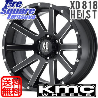 【12/15はエントリーで最大31倍】【取付対象】 プラド 150 KMC XD818 HEIST ホイールセット 18インチ 18 X 9.0J +18 6穴 139.7 MONSTA TIRE MUD WARRIOR M/T MT ホワイトレター 265/60R18