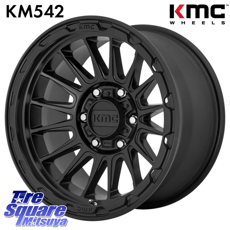 KMC KM542 Impact ホイール 17インチ 17 X 8.0J +20 6穴 139.7 ホイールのみ 4本価格 ランクル プラド