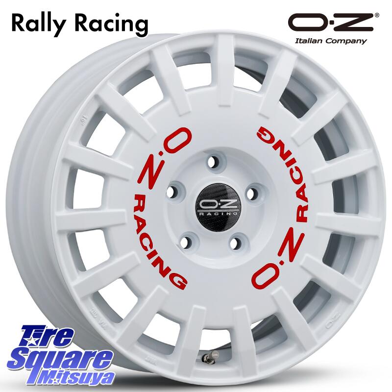 OZ Rally Racing ラリーレーシング 専用KIT付属 16インチ 16 X 7.0J +45 5穴 114.3 グッドイヤー EfficientGrip Performance エフィシェントグリップ パフォーマンス AO 正規品 新車装着 サマータイヤ 205/55R16