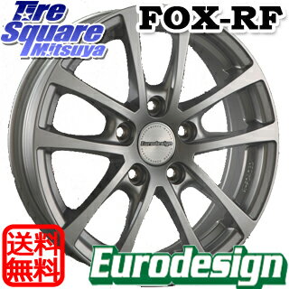 DUNLOP ダンロップ WINTER MAXX 02 ウィンターマックス WM02 CUV スタッドレスタイヤ 215/60R16阿部商会 EuroDesign FOX-RF ホイールセット 4本 16インチ 16 X 6.5(VW) +45 5穴 112