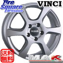 阿部商会 MAK VINCI(ヴィンチ) ホイール 16インチ 16 X 7.0J(MB S205) 48 5穴 112 ホイールのみ 4本価格 メルセデスベンツ Cクラス