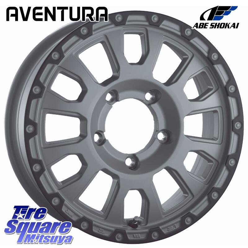 阿部商会 LA STRADA AVENTURA アヴェンチュラ 16インチ 16 X 5.5J +0 5穴 139.7 VITOUR FORMULA X RWL-WSW ホワイトレター 納期要確認商品 215/65R16 ジムニー