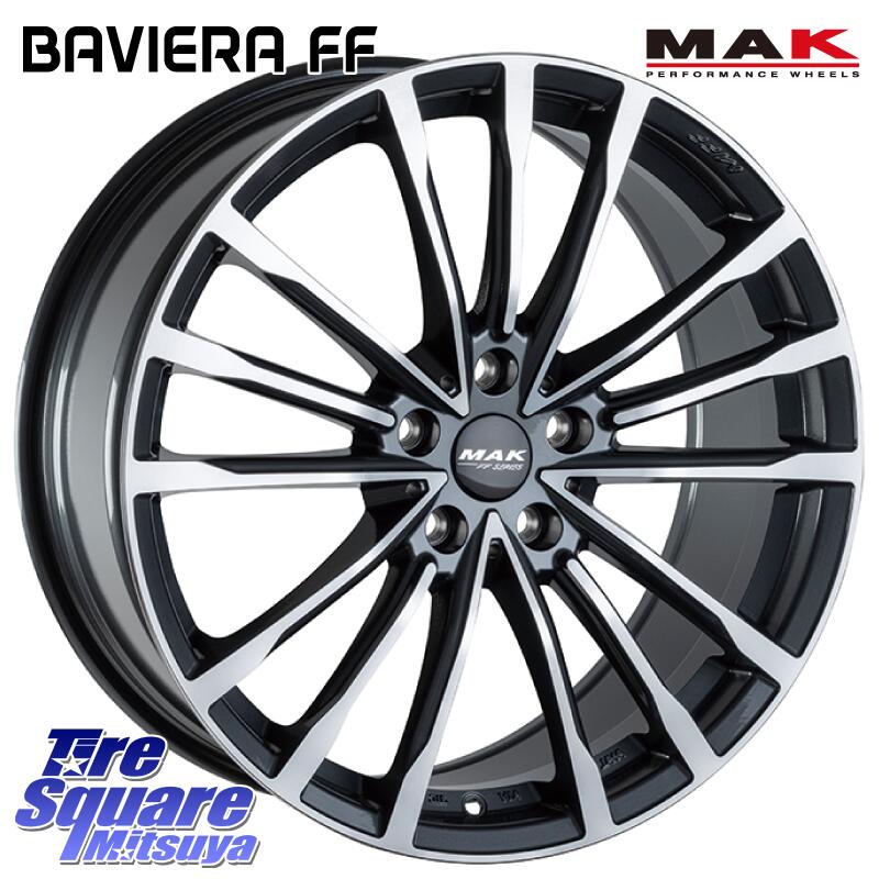 阿部商会 MAK BAVIERA FF ホイール 18インチ 18 X 8.0J(BMW F45 F46) +57 5穴 112 グッドイヤー EAGLE F1 ASYMMETRIC3 イーグル F1 アシメトリック3 XL ROF ランフラット 正規品 新車装着 サマータイヤ 225/45RF18 BMW 2シリーズ