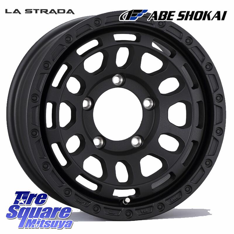 DUNLOP WINTERMAXX SJ8+ ウィンターマックス SJ8プラス 205/70R15 阿部商会 LA STRADA DISCOVER ホイール 15インチ 15 X 6.0J +0 5穴 139.7 シエラ