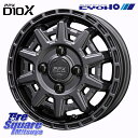 KYOHO PPX D10X ホイール 14インチ 14 X 4.5J +48 4穴 100 YOKOHAMA E5191 ヨコハマ PARADA PA03 165/55R14 95*93 ハイゼット アゲトラカスタム車用※軽自動車専用ホイール※(2)
