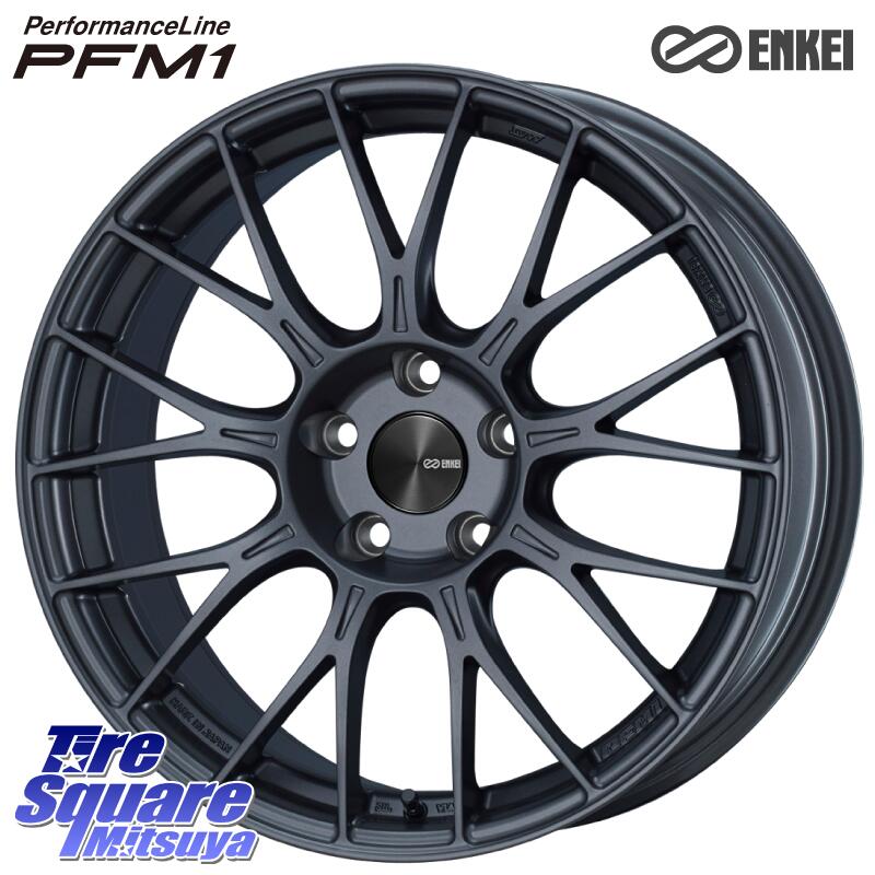 【4/15はRカードで最大44倍】 ENKEI PerformanceLine PFM1 ホイールセット 17インチ 17 X 7.0J +48 5穴 100DUNLOP ダンロップ エナセーブ RV 505 ミニバン サマータイヤ 205/55R17