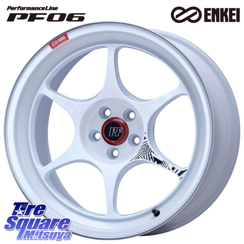 ENKEI エンケイ PerformanceLine PF06 ホイール 17インチ 17 X 7.5J +45 5穴 100 DUNLOP ダンロップ エナセーブ RV 505 ミニバン サマータイヤ 205/50R17 カローラスポーツ