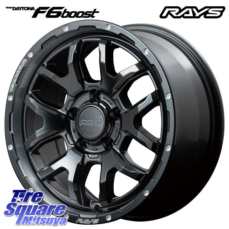 【8/30は0のつく日でポイントアップ！】 RAYS 【欠品次回11月末】レイズ DAYTONA デイトナ F6 Boost 17インチ 17 X 7.0J(US) +35 5穴 110 YOKOHAMA R6211 ヨコハマ GEOLANDAR G015 AT A/T アウトラインホワイトレター 225/60R17