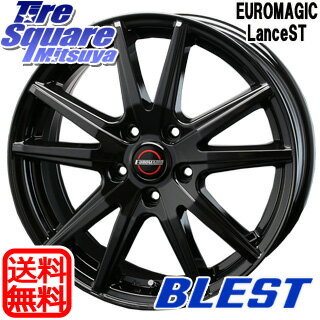 DUNLOP ダンロップ エナセーブ RV504 ENASAVE ミニバン サマータイヤ 225/50R17 BLEST EUROMAGIC Lance ST 17 X 7 +38 5穴 114.3