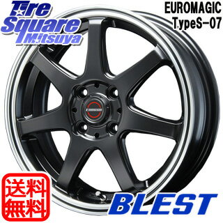 BLEST EUROMAGIC Type S-07 ホイール 15インチ 15 X 5.5J +43 4穴 100 グッドイヤー DuraGrip デュラグリップ XL 正規品 新車装着 サマータイヤ 175/65R15 アクア クロスビー