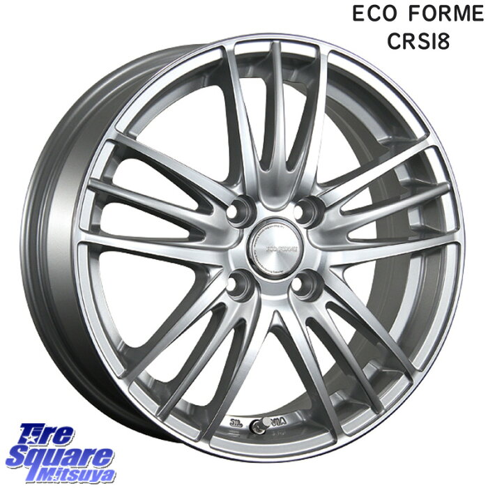 DUNLOP ダンロップ LEMANS5 ルマンV LM705 サマータイヤ 175/65R14 ブリヂストン ECO FORME CRS 18 ホイールセット 4本 14 X 5.5 +45 4穴 100