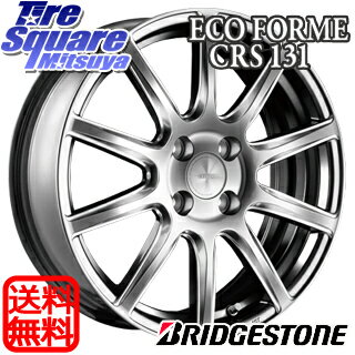 【7/25はマラソンエントリーで最大39倍&最大2000円クーポン発行】 アクア ブリヂストン ECOFORM エコフォルム CRS131 ホイール 15インチ 15 X 5.5J +45 4穴 100 DUNLOP ダンロップ エナセーブ EC202 LTD ENASAVE サマータイヤ 185/65R15