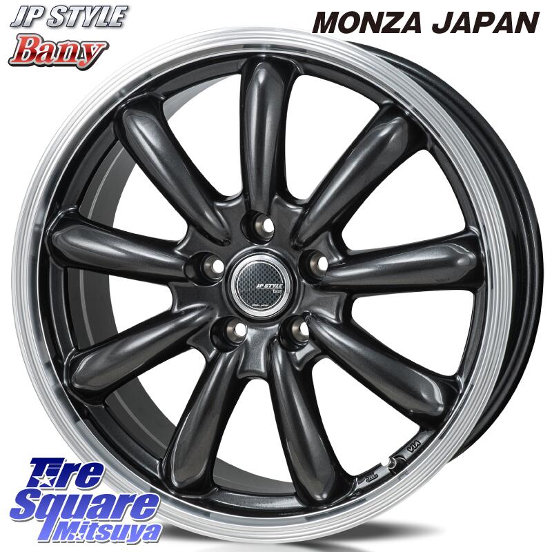 ブリヂストン NEXTRY ネクストリー サマータイヤ 215/55R16 MONZA JP STYLE Bany ホイール4本セット 16インチ 16 X 6.5 +48 5穴 100