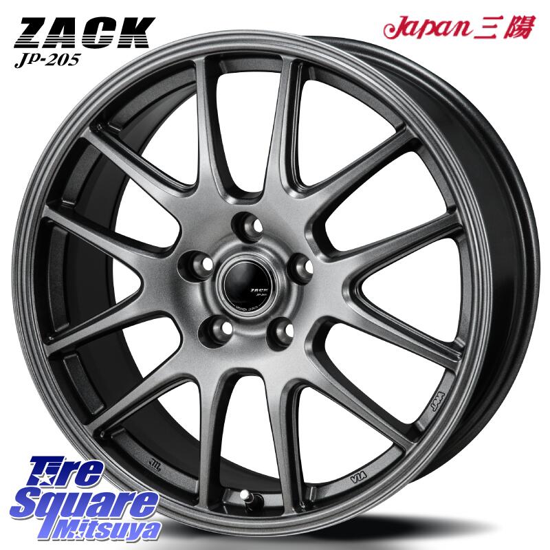 Japan三陽 ZACK JP-205 ホイール 14 X 5.0J +45 5穴 114.3 ホイールのみ 4本価格