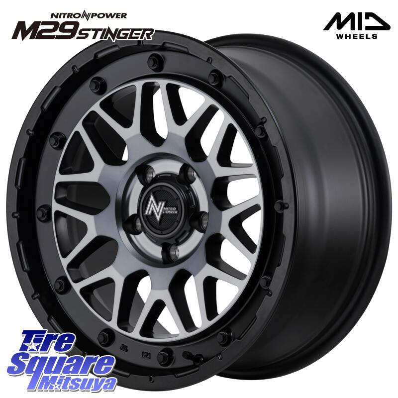 MANARAY NITRO POWER ナイトロパワー M29 STINGER スティンガー ホイール 16インチ 16 X 7.0J +40 5穴 114.3 ホイールのみ 4本価格 C-HR RAV4 アルファード