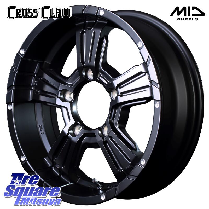 MANARAY MID ナイトロパワー CROSS CLAW ホイール 16インチ 16 X 5.5J +20 5穴 139.7 ホイールのみ 4本価格