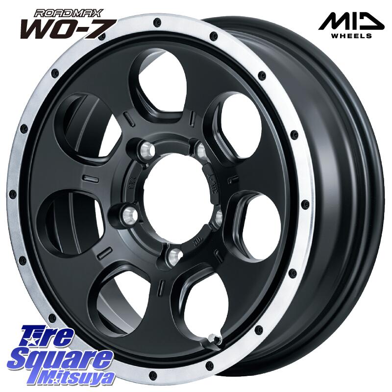 MANARAY MID ROADMAX WO-7 WO7 ロードマックス ホイール 16インチ 16 X 5.5J +22 5穴 139.7 ホイールのみ 4本価格