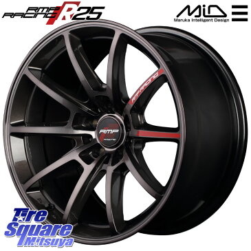 【予告4/23〜クーポン発行します！】 RX-8 シビック MANARAY RMP RACING R25 ホイールセット 18インチ 18 X 8.0J +45 5穴 114.3KENDA ケンダ KAISER KR20 サマータイヤ 235/40R18