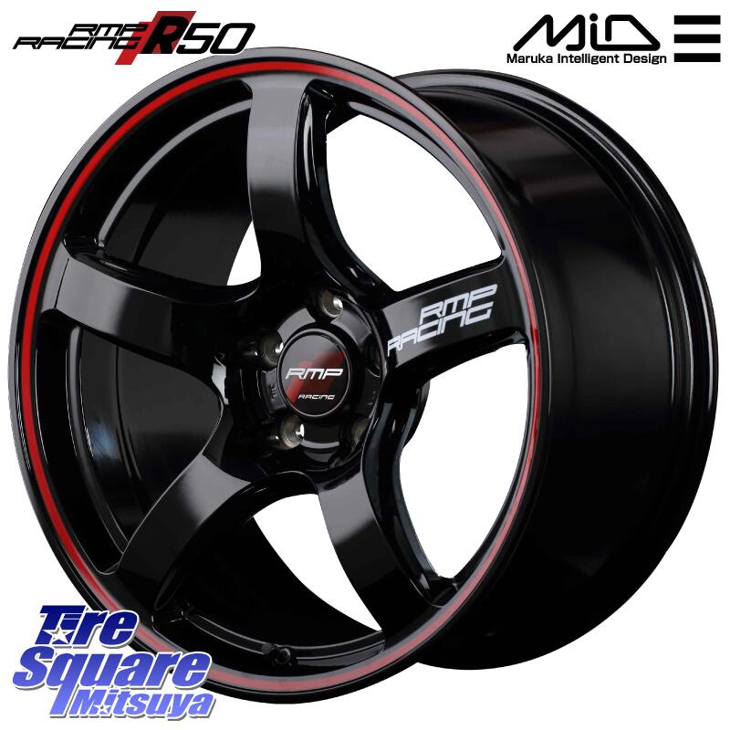 MANARAY MID RMP RACING R50 アルミホイール 18インチ 18 X 7.5J(BMW F45 F46) +50 5穴 112 グッドイヤー EAGLE F1 ASYMMETRIC3 イーグル F1 アシメトリック3 XL ROF ランフラット 正規品 新車装着 サマータイヤ 225/45RF18 BMW 2シリーズ