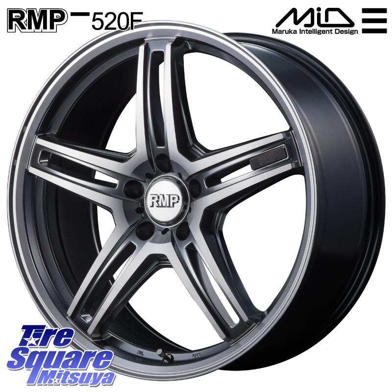 MANARAY MID RMP - 520F ホイール 18インチ 18 X 8.0J +42 5穴 114.3 グッドイヤー EAGLE F1 ASYMMETRIC2 イーグル F1 アシメトリック2 N0 正規品 新車装着 サマータイヤ 235/45R18 カムリ