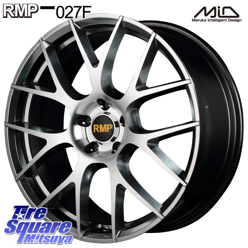 MANARAY MID RMP - 027F 19インチ ホイール 19 X 8.0J +45 5穴 114.3 ホイールのみ 4本価格 RAV4