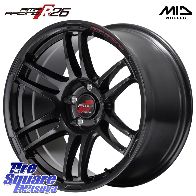 MANARAY MID RMP RACING R26 ホイール 18インチ 18 X 8.0J +45 5穴 114.3 KUMHO ECSTA PS31 エクスタ サマータイヤ 225/50R18 UX カローラクロス