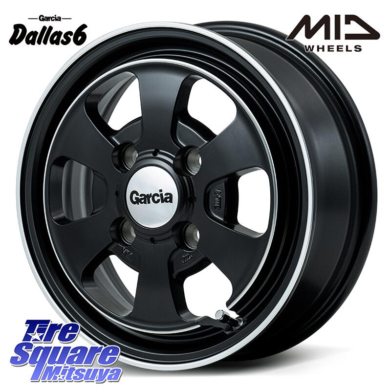 ブリヂストン ブリザック VRX2 スタッドレス ● 在庫● 2023年製 155/65R14 MANARAY MID Garcia Dallas6 ホイール 14インチ 14 X 4.5J +45 4穴 100