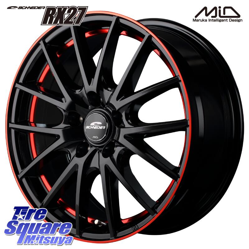 MANARAY MID SCHNEIDER シュナイダー RX27 17インチ 17 X 7.0J 38 5穴 114.3 グッドイヤー EfficientGrip エフィシェントグリップ 正規品 新車装着 サマータイヤ 205/50R17 ヤリス