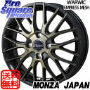 MONZA Warwic Empress Mesh ホイール 16 X 6.0J +43 4穴 100 KUMHO ECSTA HS52 エクスタ サマータイヤ 195/55R16 アクア