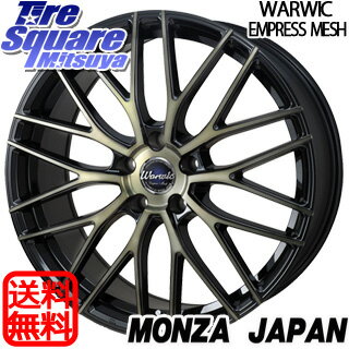 ミシュラン CROSSCLIMATE クロスクライメイト + 正規品 オールシーズンタイヤ 225/45R18 MONZA Warwic Empress Mesh ホイールセット 4本 18 X 8 +45 5穴 114.3