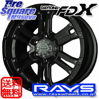 【7/25はマラソンエントリーで最大39倍&最大2000円クーポン発行】 ハイエース 200系 RAYS 【欠品次回9月中旬】レイズ DAYTONA デイトナ FDX ホイール 16インチ 16 X 6.5J +38 6穴 139.7 MUDSTAR マッドスターRADIAL M/T ホワイトレター 215/65R16 109*107