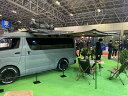 【最大2,000円OFF】RHINORACK HIACE ワイド 東京オートサロン 2022 デモカー PLATFORM BATWING AWNING LEFT 2.5m サイドラダー セット