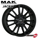 15インチ MAK JACKIY マック ジャッキー 15x5.5J 5/112 46 HUB 66.6Φ マットブラック MINI F56 純正アルミ用ボルト 純正センターキャップ ランフラットタイヤ対応 新品アルミホイール1本価格